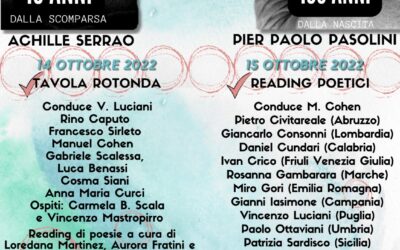 Torpignattara (RM) – 14-15/10/2022 – Festival di Poesia dialettale Altre lingue