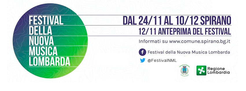 Soirano (BG) – Dal 24/11/2022 al 10/12/2022 – Festival della Nuova Musica Lombarda